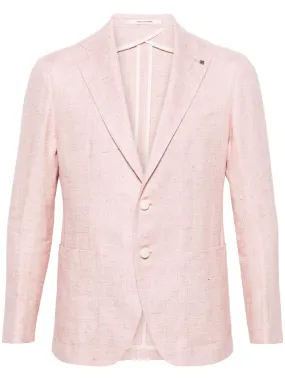 Tagliatore - Blazer boutonné pink à détail de broche