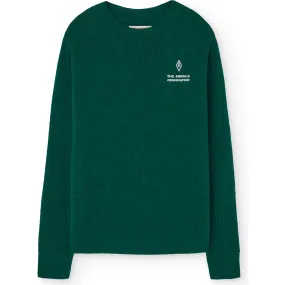 The Animals Observatory Bull Plain Sweater, Green