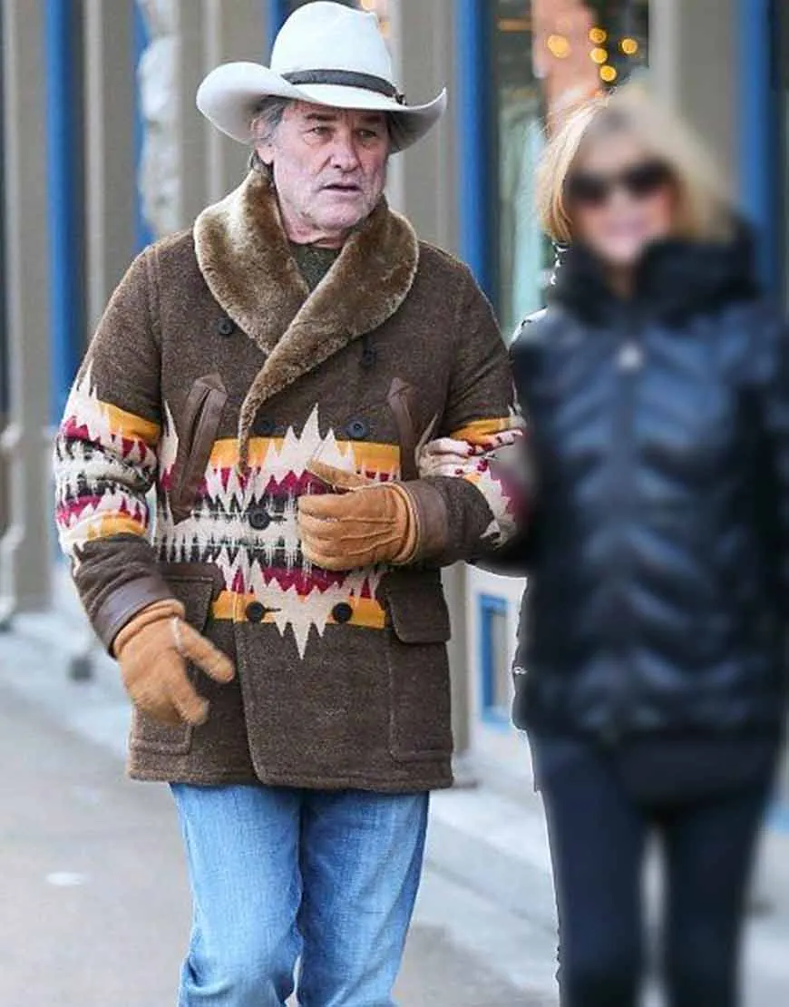 The Christmas Chronicles 2 Kurt Russell Shearling Coat | Ujackets.com