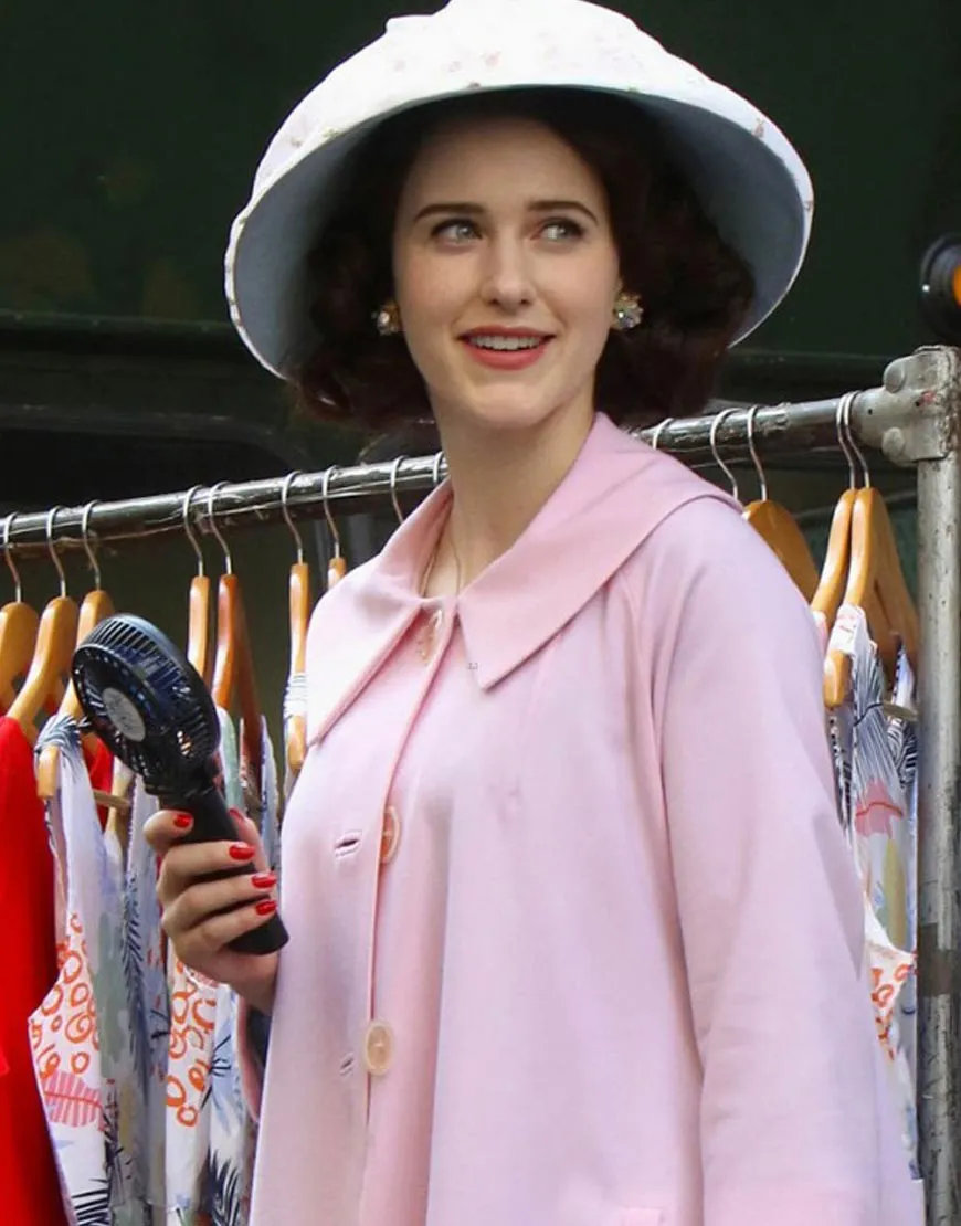 The Marvelous Mrs.Maisel Miriam Maisel Light Pink Coat - ujackets