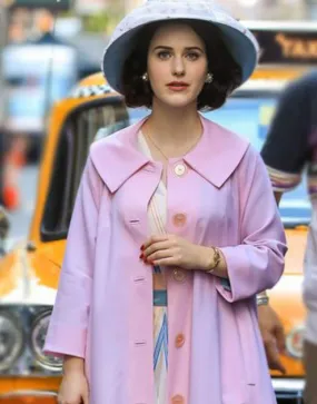 The Marvelous Mrs.Maisel Miriam Maisel Light Pink Coat - ujackets