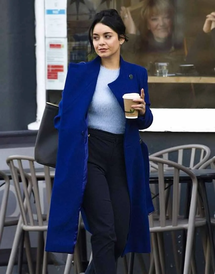 The Princess Switch: Switched Again Vanessa Hudgens Blue Coat