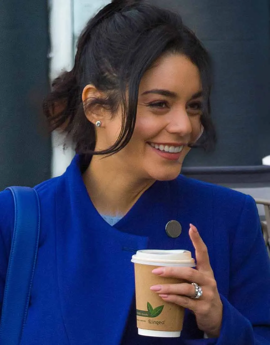 The Princess Switch: Switched Again Vanessa Hudgens Blue Coat