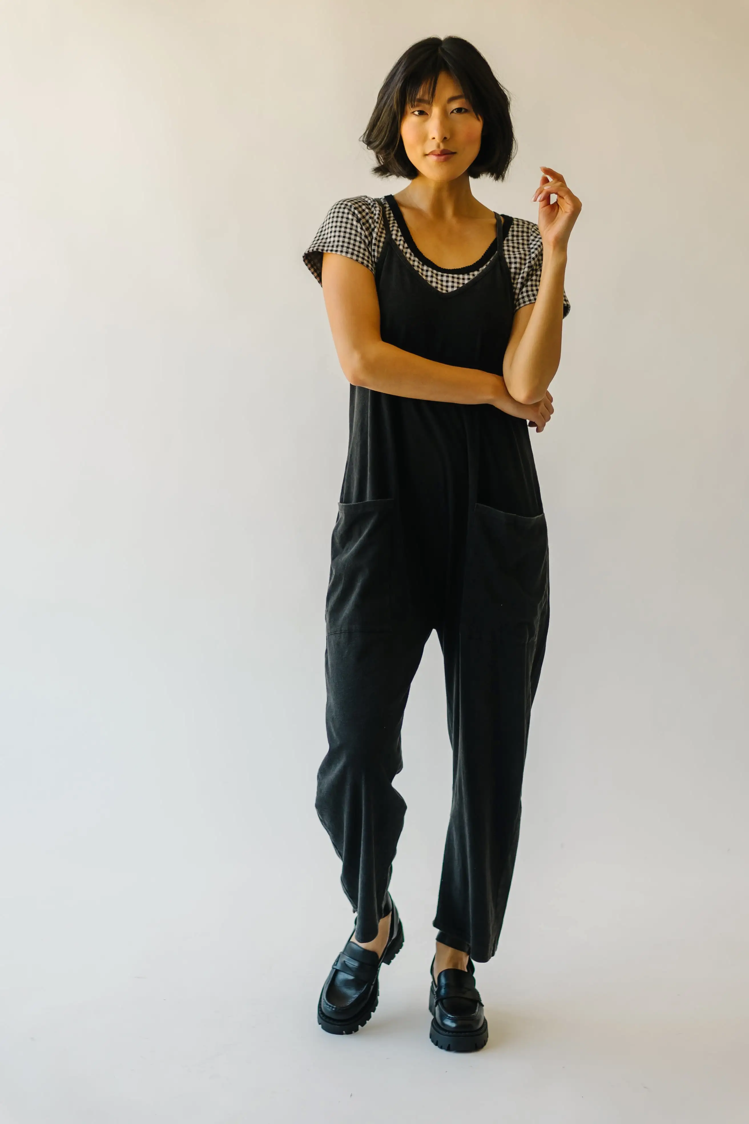 The Rodman Pocket Detail Jumpsuit in Black