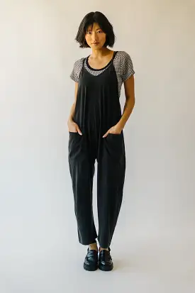 The Rodman Pocket Detail Jumpsuit in Black