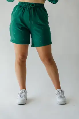 The Roswell Drawstring Shorts in Washed Green