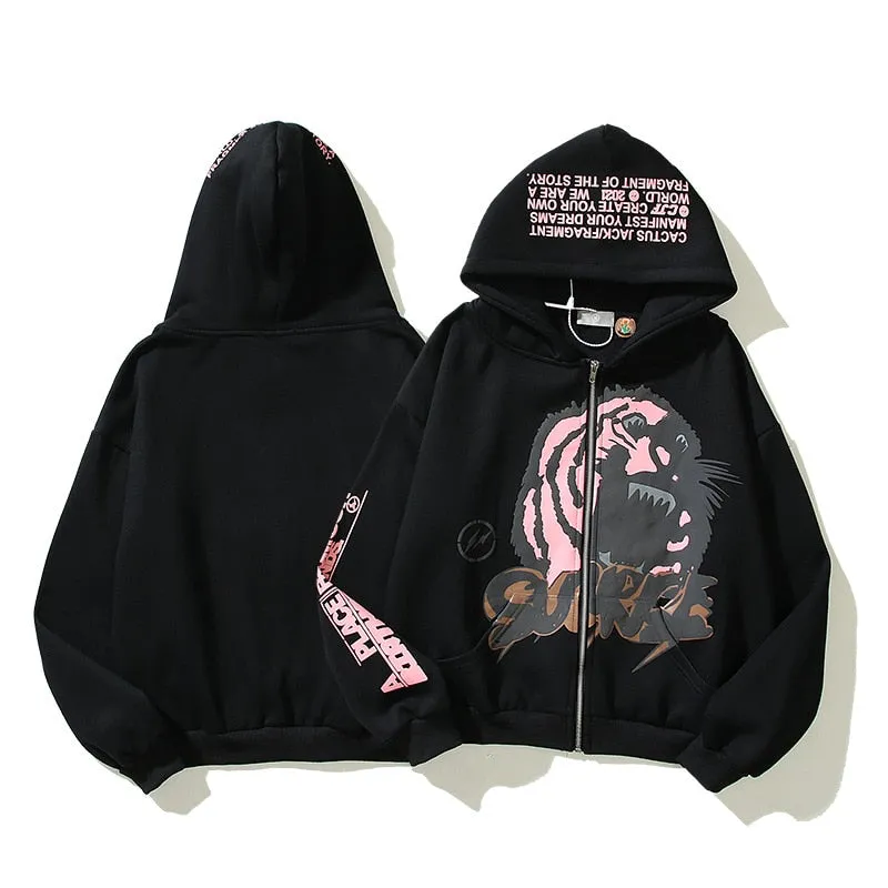 Tiger Beast 'S' Zip Hoodie