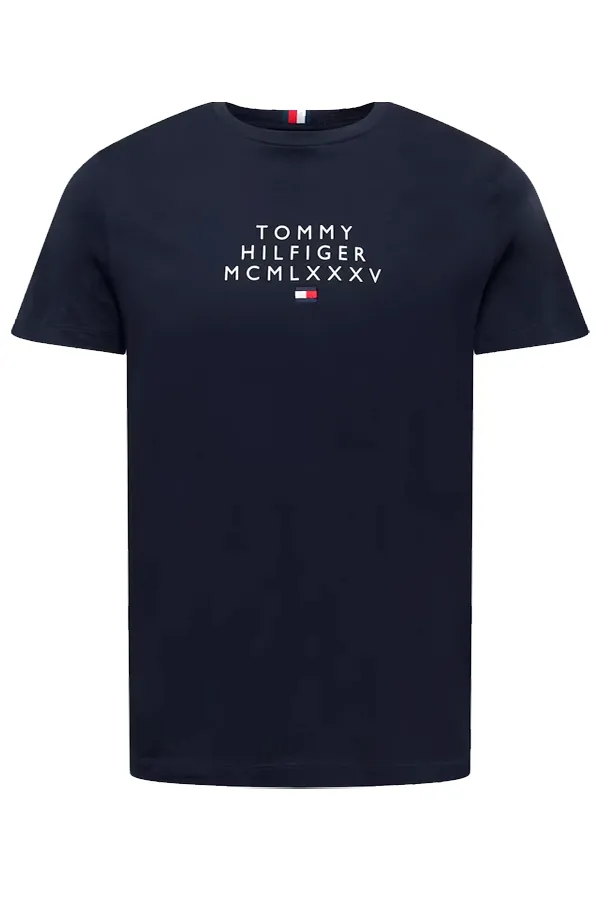 Tommy Hilfiger Tee Graphic Logo Navy