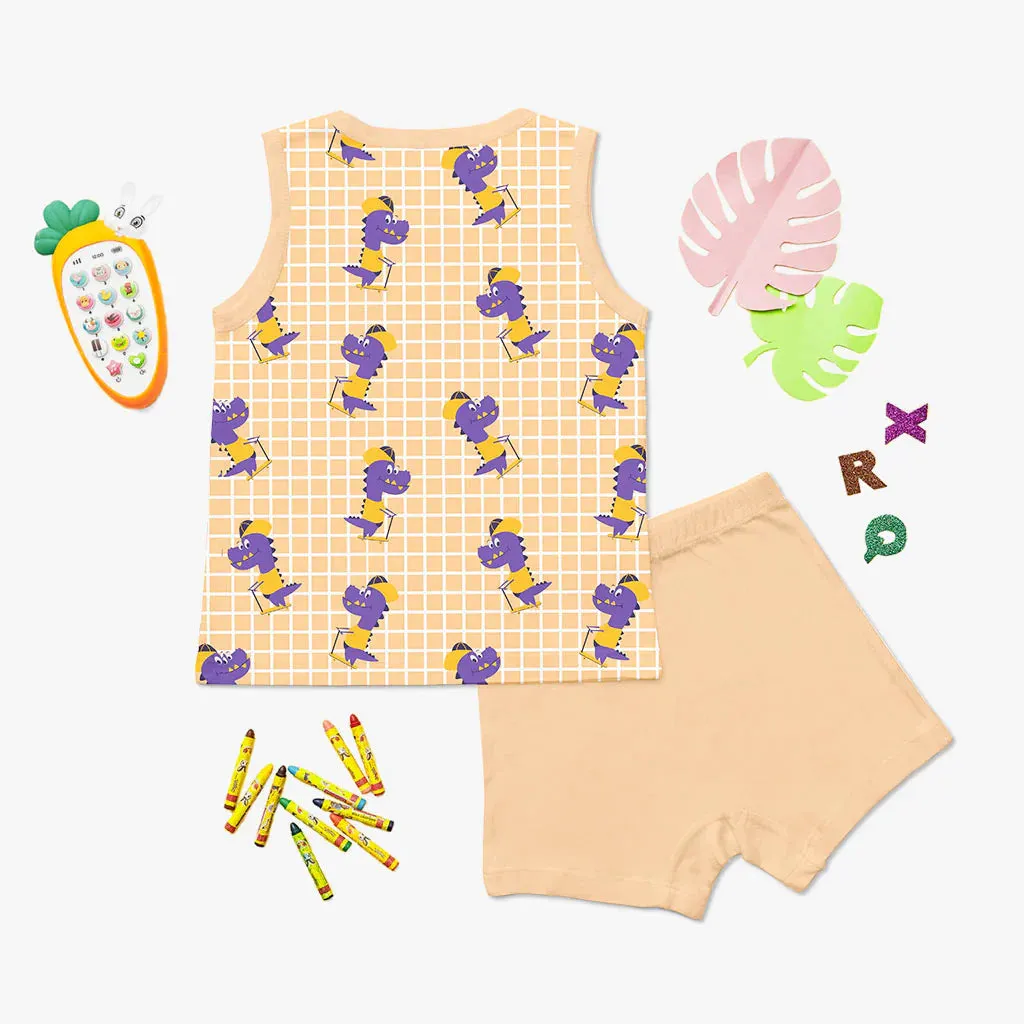 Top & Shorts Set - Babysaurus - 2 - 4 years