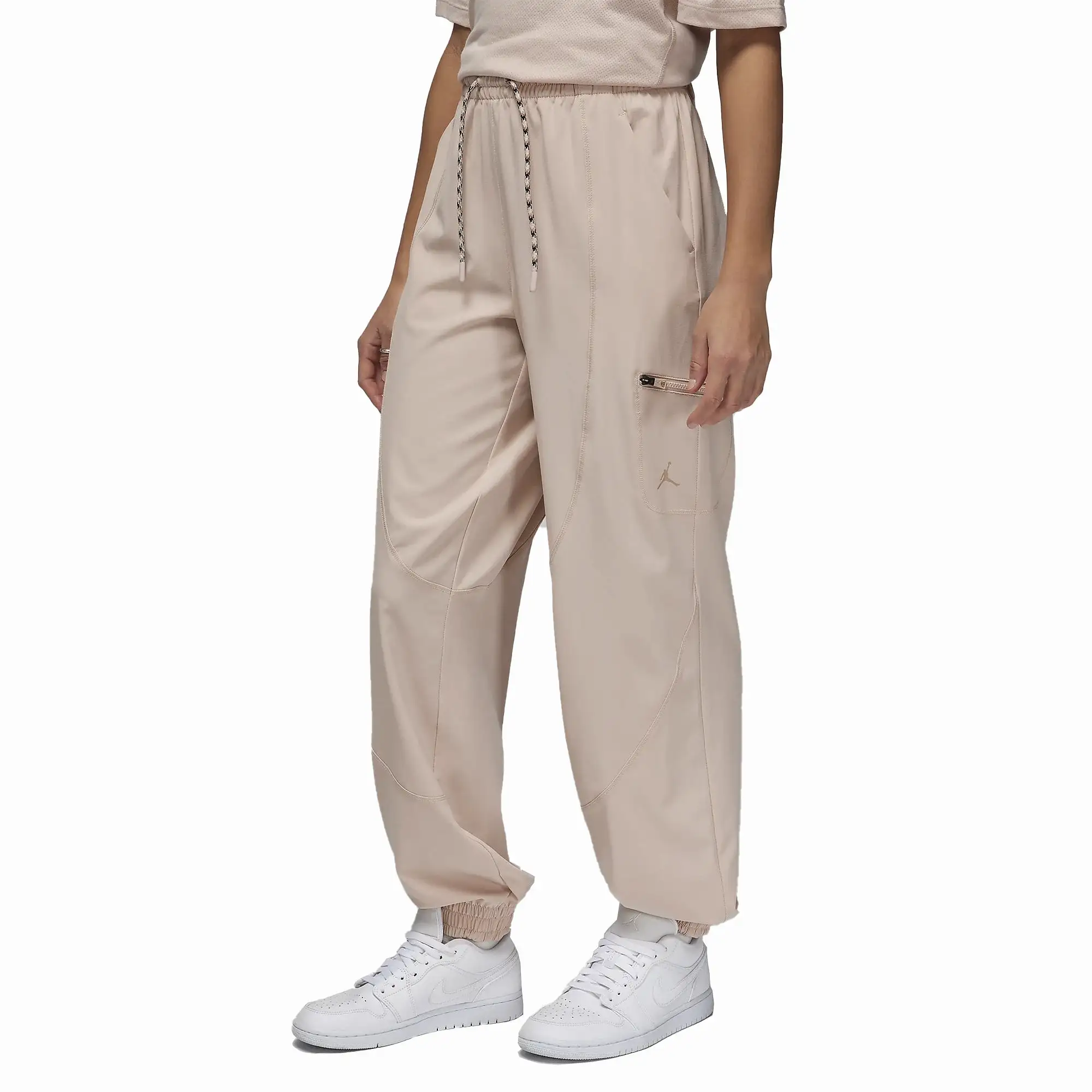 WMN'S TUNNEL PANTS 'PARTICLE BEIGE/BLACK'