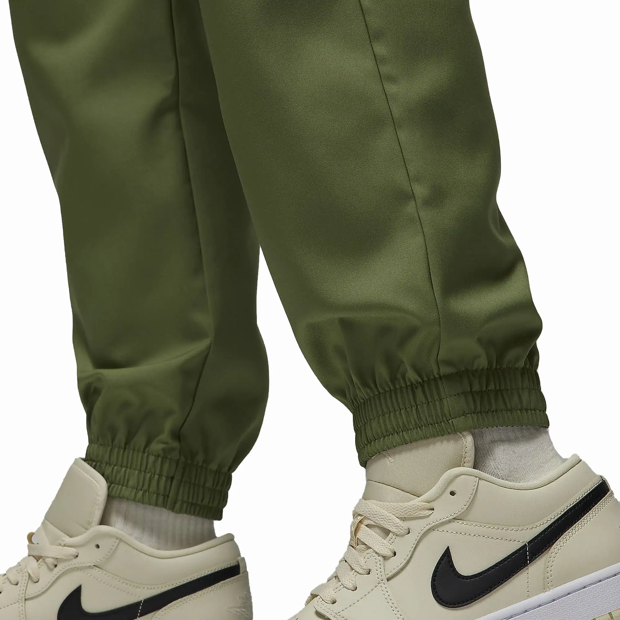 WMN'S WOVEN PANTS 'SKY J LT OLIVE/BLACK'