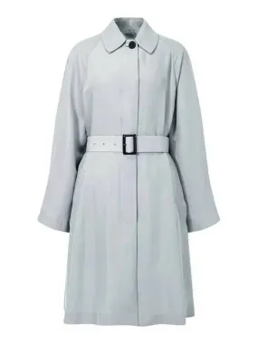 Women s Rayon Belted Raglan Coat Gray 271095