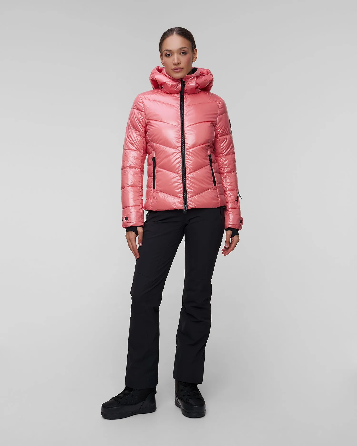 Women's pink ski jacket BOGNER FIRE+ICE Saelly2 34809140-505