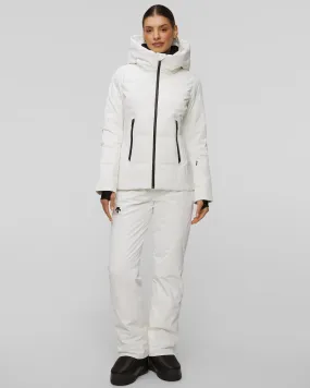 Women's ski jacket Descente Welded Down Off White DWWYGK21Y-sp2