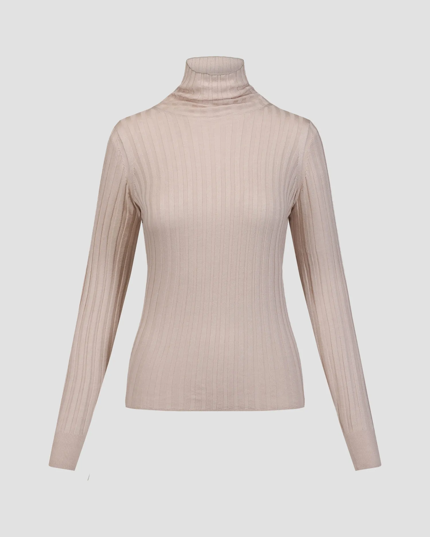 Women’s beige sweater with viscose Sportalm 1854508776-string