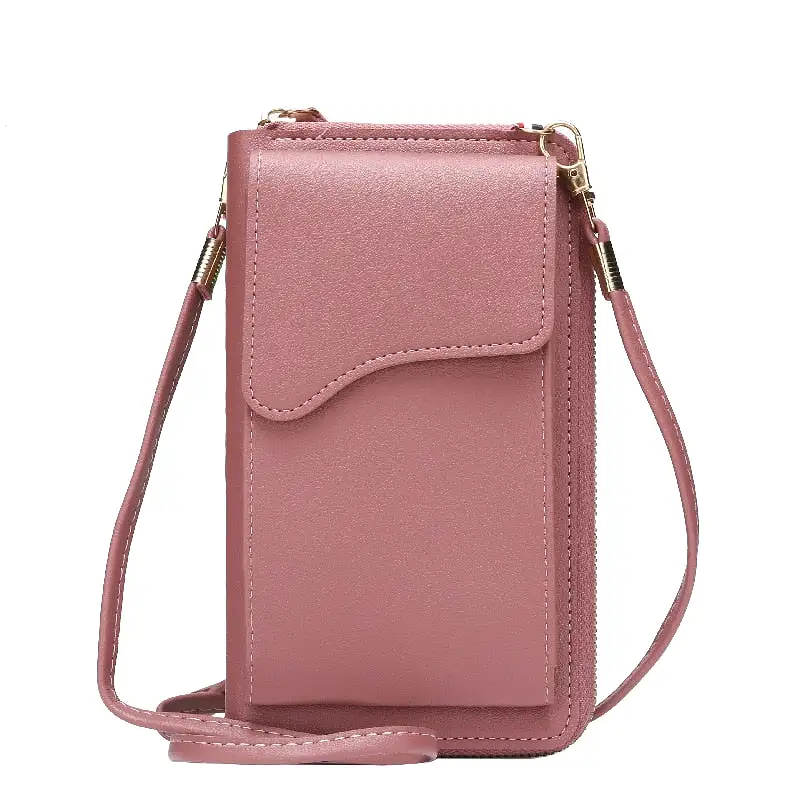 Women's Small Crossbody Shoulder Bags PU Leather Female Cell Phone Pocket Bag Ladies Purse Card Clutches Wallet Messenger Bags