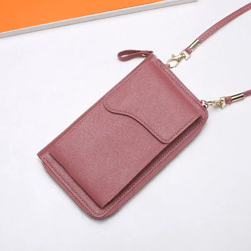 Women's Small Crossbody Shoulder Bags PU Leather Female Cell Phone Pocket Bag Ladies Purse Card Clutches Wallet Messenger Bags