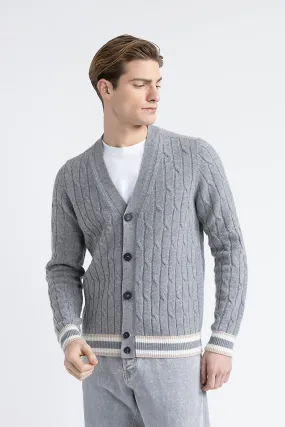 Wool and cashmere cardigan