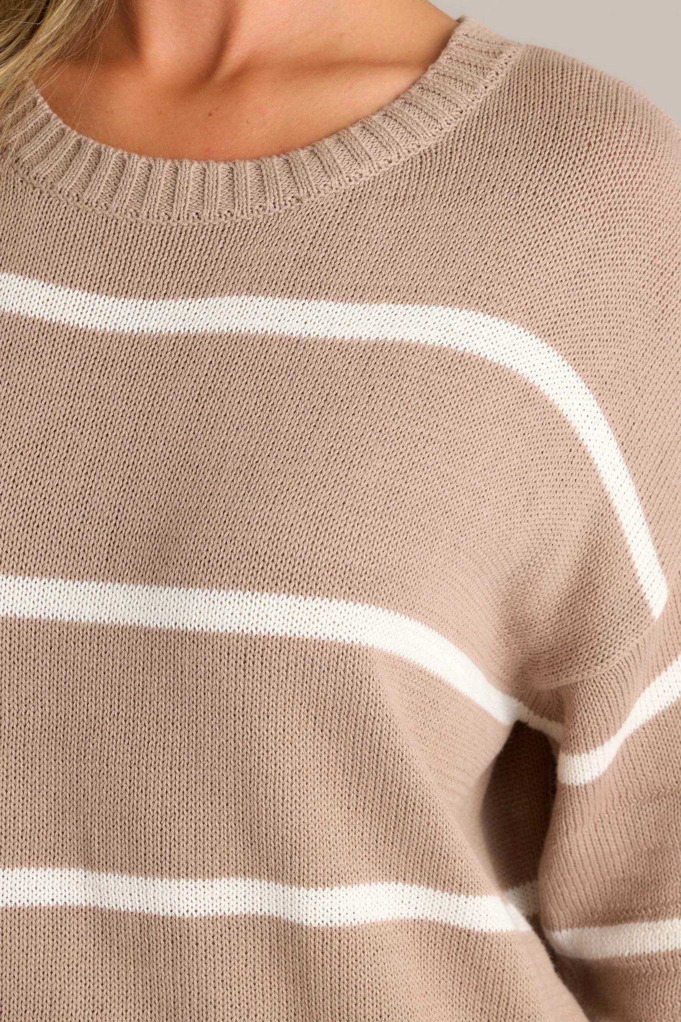 Z Supply Sienna Latte Stripe Sweater