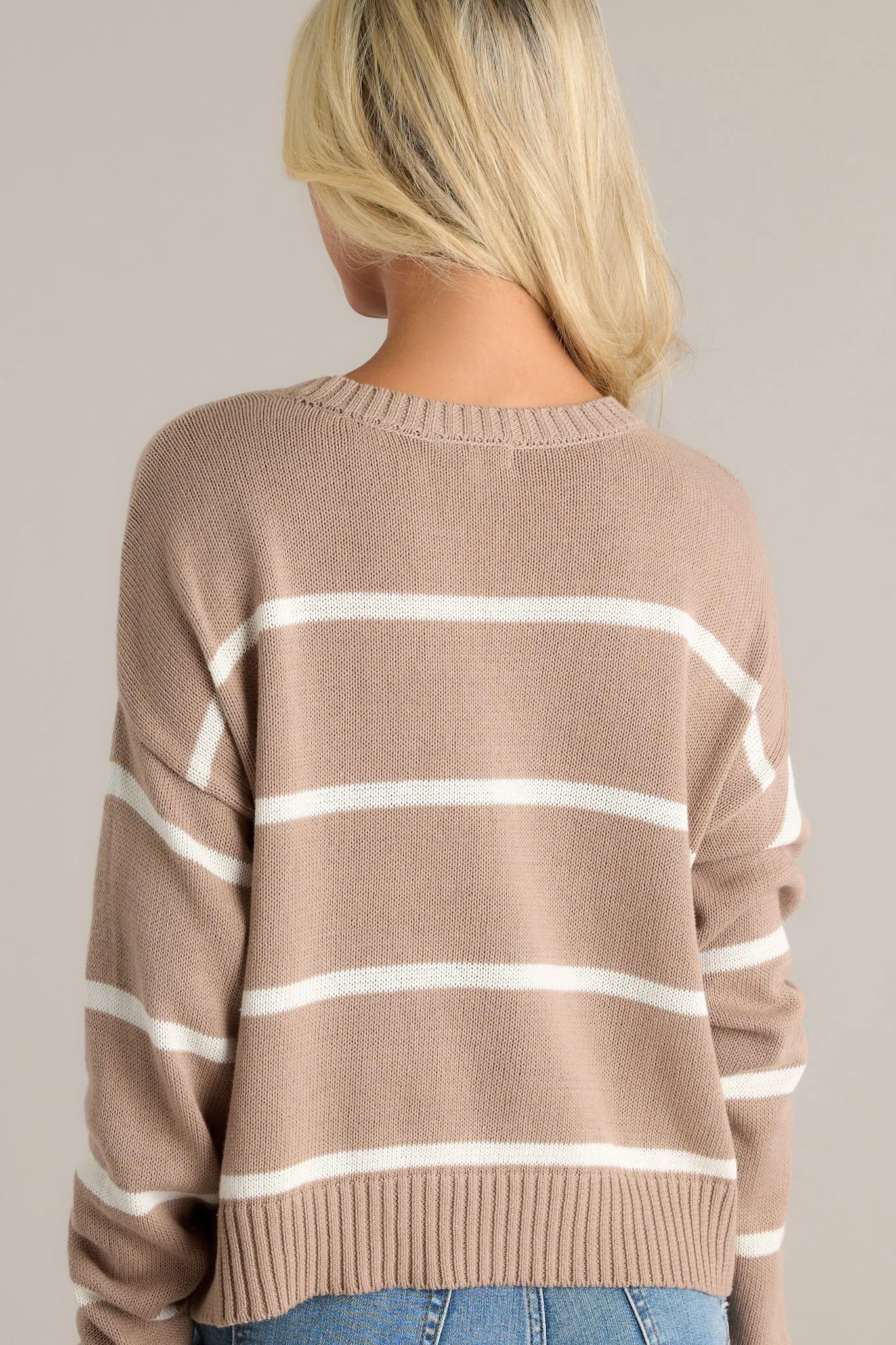 Z Supply Sienna Latte Stripe Sweater