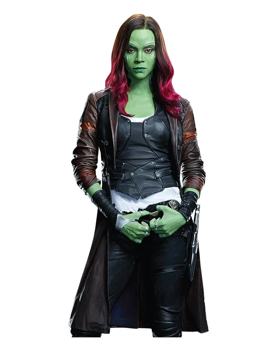 Zoe Saldana Guardians of The Galaxy 2 Gamora Coat - UJackets